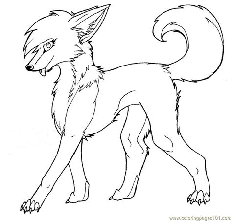 Wolf Anime Coloring Pages At Getdrawings Free Download Anime Wolf Coloring Pages - Anime Wolf Coloring Pages