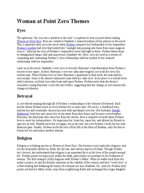 Woman At Point Zero Pdf