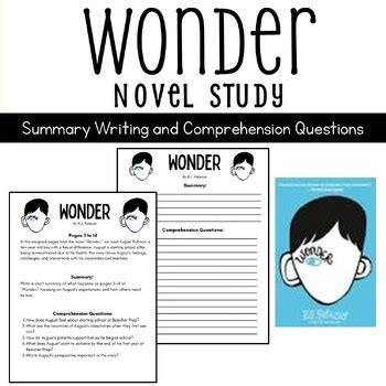 wonder a novel study