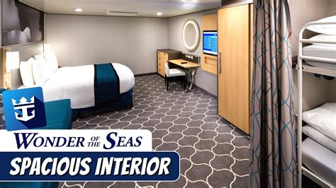 Wonder Of The Seas Interior Stateroom With Virtual Wonder Of The Seas Neighborhood Balcony Room - Wonder Of The Seas Neighborhood Balcony Room