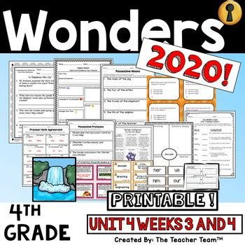 Wonders 2023 2020 4th Grade Unit 1 Supplement 2nd Grade Wonders Resources - 2nd Grade Wonders Resources