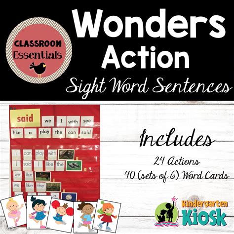 Wonders Kindergarten Sight Word Action Sentences Kindergarten Sentence With The Word Of - Kindergarten Sentence With The Word Of