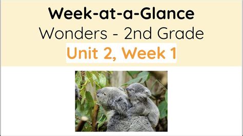 Wonders Second Grade Unit Two Week Two Printouts 2nd Grade Wonders Resources - 2nd Grade Wonders Resources