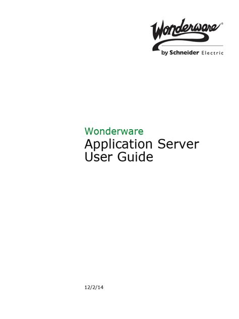 Download Wonderware Application Server User Guide 