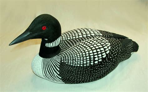 wood carving patterns loon