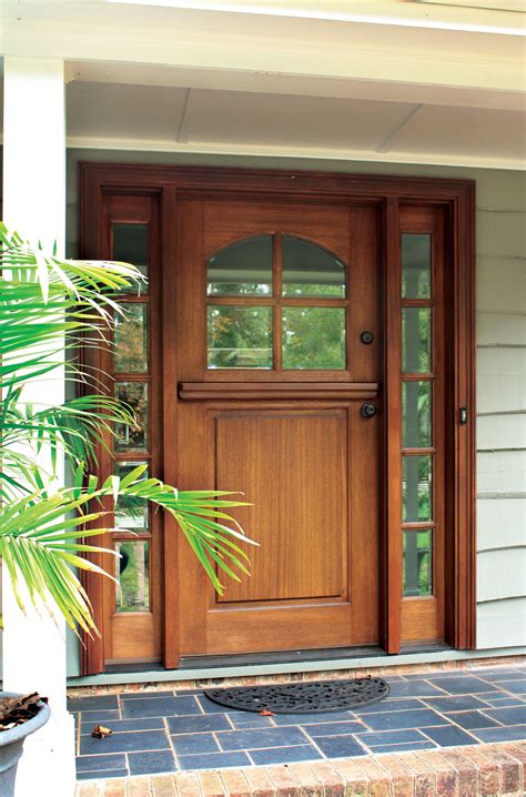 Wood Front Doors With Sidelights