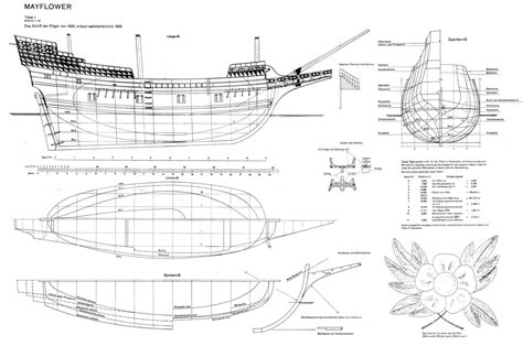 wood ship model plans