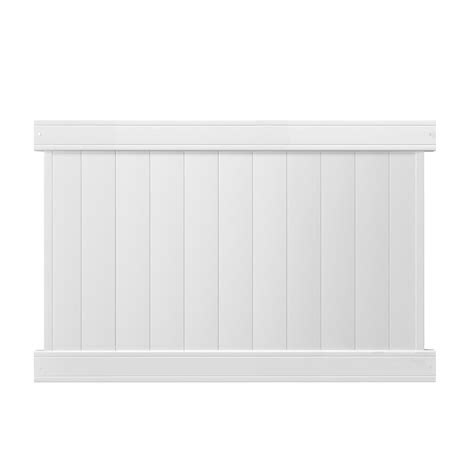 Woodbridge 4 Ft X 6 Ft White Vinyl 4 Foot Privacy Fence - 4 Foot Privacy Fence
