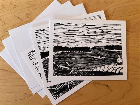 Woodcut Notecards