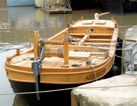 wooden barge