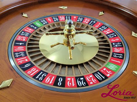 wooden roulette wheel