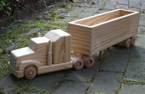 Download Wooden Semi Truck Toy Plans 