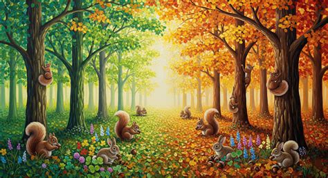 Woods With Creatures