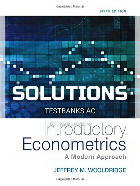 wooldridge introductory econometrics solutions