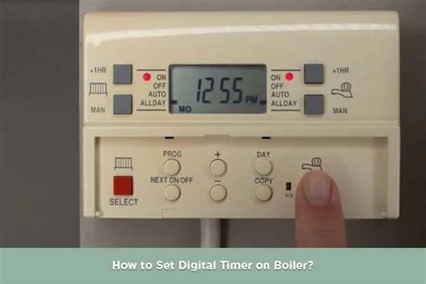 Worcester Boiler Digital Timer Instructions