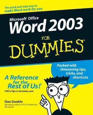 Word 2003 Fur Dummies