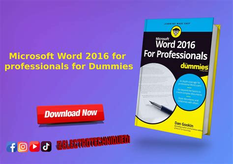 Word 2016 For Professionals For Dummies ( For Dummies ( Computers))