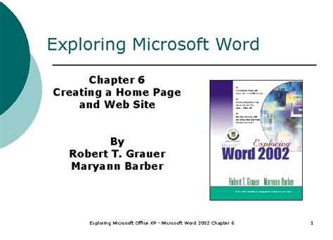 Word Chapter 6