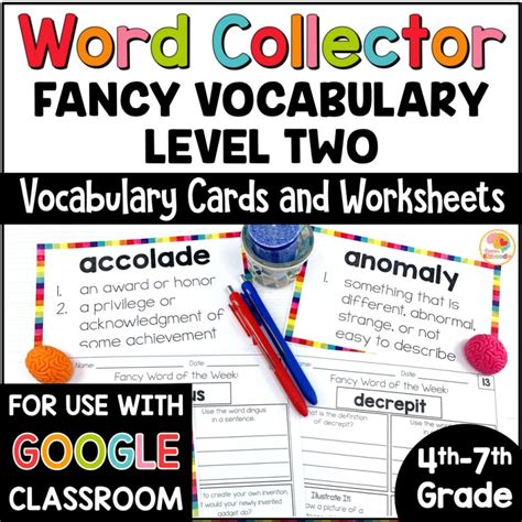 Word Collector Fancy Vocabulary Word Of The Week Vocabulary Book For 7th Grade - Vocabulary Book For 7th Grade