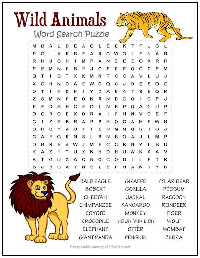 Word Find Puzzles