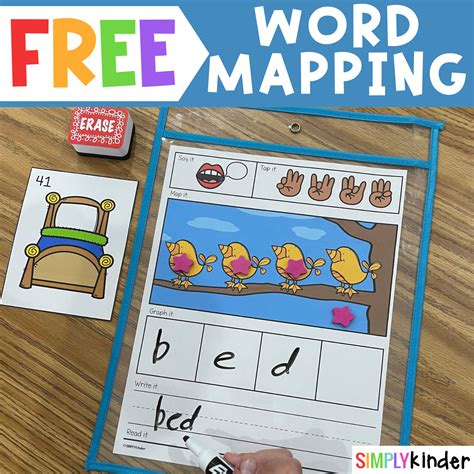 Word Mapping Activities For Kindergarten Simply Kinder Words For Kindergarten - Words For Kindergarten