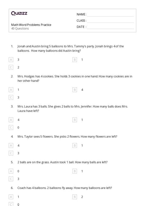 word problems Word Problems Quiz - Quizizz