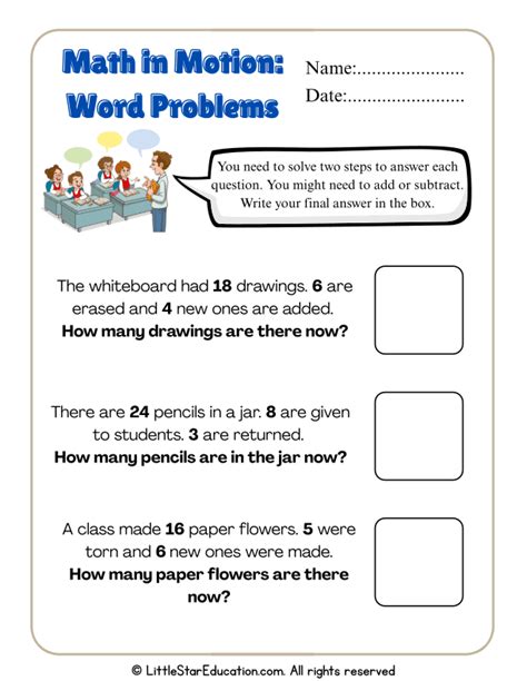 Word Problems Grades 1 2 I Know It