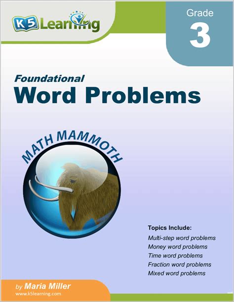 Word Problems Workbook Grades 3 4