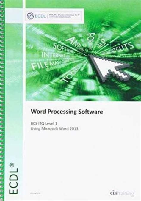 Word Processing Software Bcs Itq Level 2 Using Word 2010 Ecdl Syllabus 50 Paperback