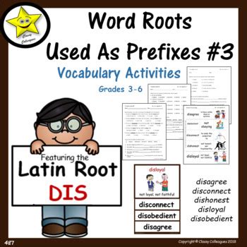 Word Root Dis Prefix Membean Prefix Un And Dis - Prefix Un And Dis