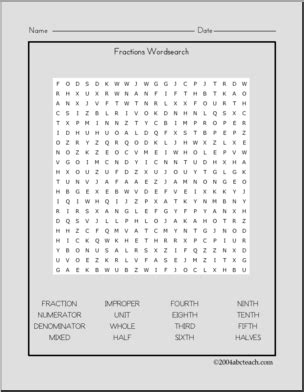 Word Search Fractions Vocabulary Abcteach Vocabulary Words For Fractions - Vocabulary Words For Fractions