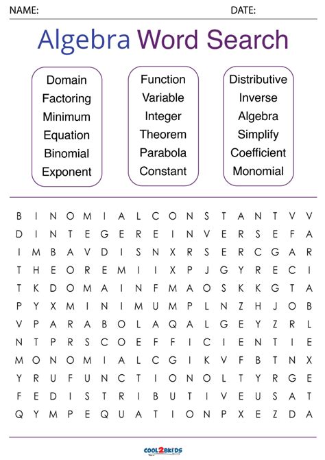 Word Search Puzzle Algebra Terms Wordsearchwizard Com Word Search Math Terms Key - Word Search Math Terms Key