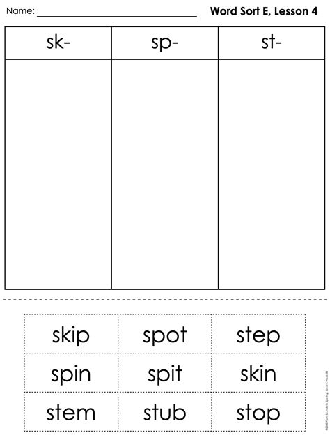 Word Sorts For Beginning And Struggling Readers Read First Grade Word Sorts - First Grade Word Sorts