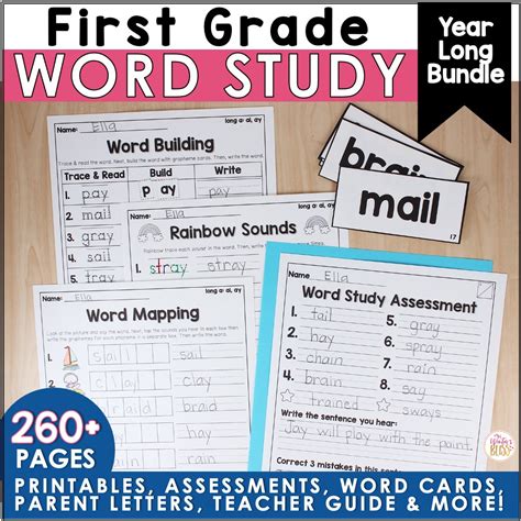 Word Study Skills Second Grade