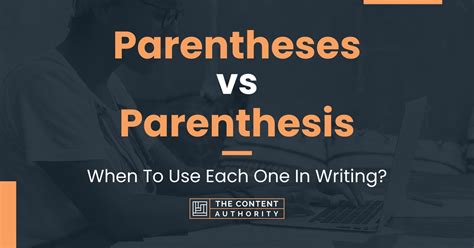 word usage - "parentheses" vs "parenthesis" - English Language …