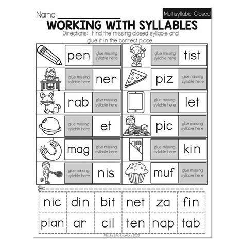 Word Work Activities Lucky Little Learners Word Work For Second Grade - Word Work For Second Grade