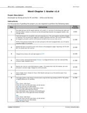Download Word Chapter 1 Grader Project 