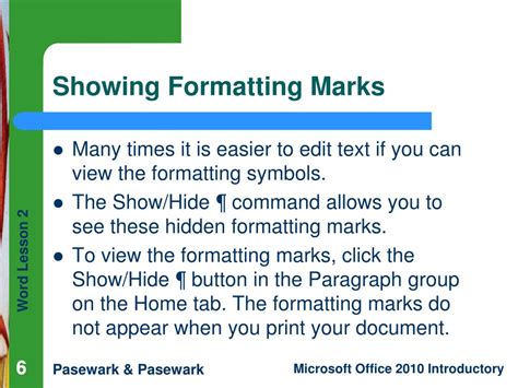 Read Online Word Lesson 2 Basic Editing Ts091 K12 