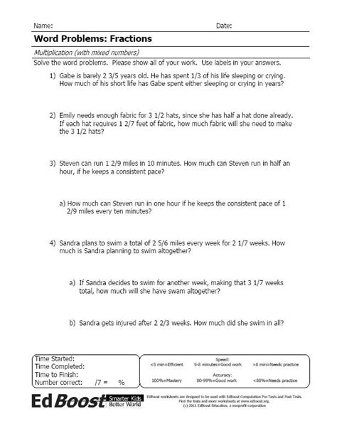 Worded Fractions   Fraction Word Problems Multiplying And Dividing Fractions - Worded Fractions
