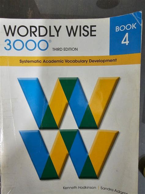 wordly wise 3ooo third edition book 12