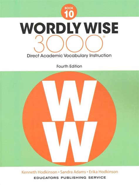 Wordly Wise Book 10 Answer Key