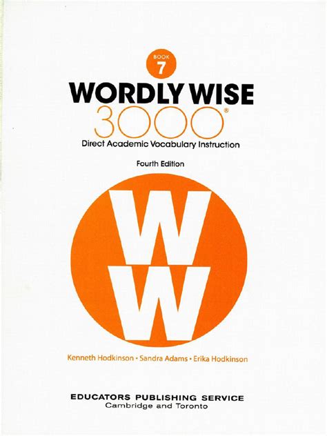 Wordly Wise Pdf