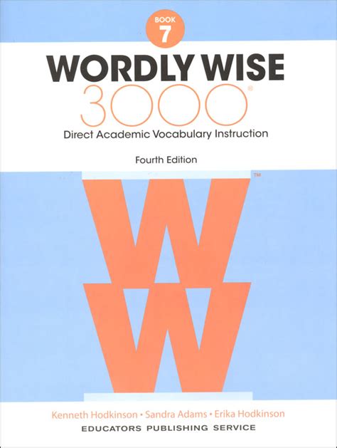 Full Download Wordly Wise Answer Key Book 7 