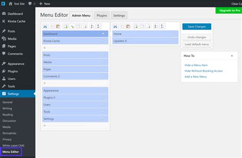 wordpress customize admin dashboard