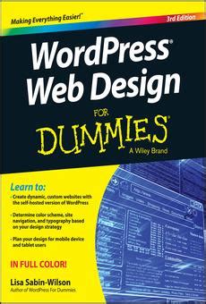 Read Wordpress Web Design For Dummies Lisa Sabin Wilson 