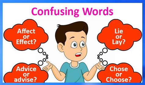 Words Confused Often Know The Difference Between Confusing Words Often Confused Worksheet Answers - Words Often Confused Worksheet Answers