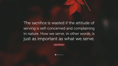 Words For Sacrifice