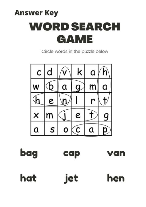 Words On The Vine Answer Key
