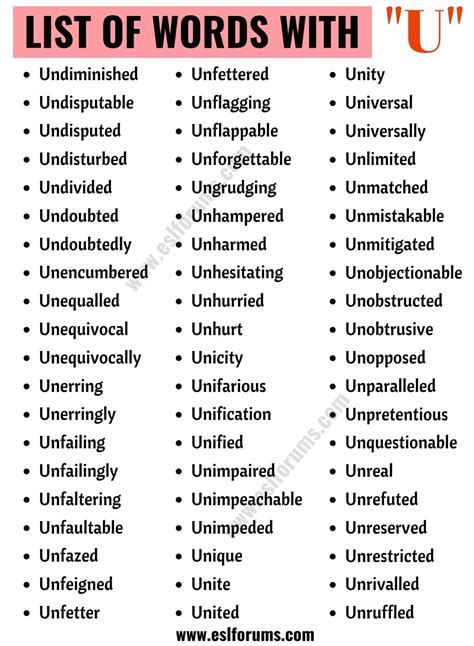 Words That Start With U Useful List Of Pictures Of Words Starting With U - Pictures Of Words Starting With U
