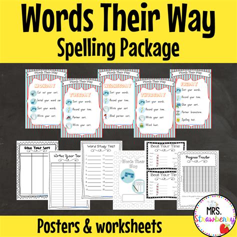 words their way spelling